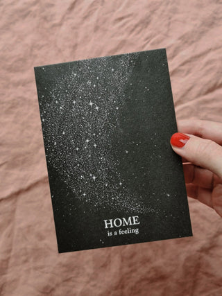 HOME IS A FEELING - POSTKARTE