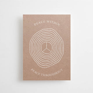 PEACE WITHIN, PEACE THROUGHOUT - POSTKARTE