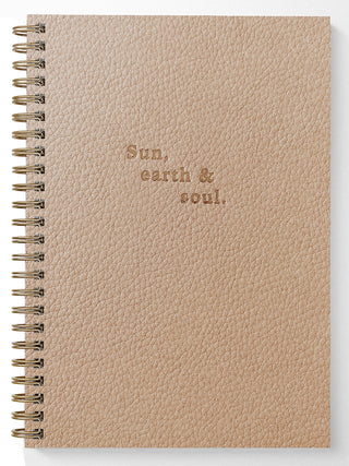 SUN, EARTH &amp; SOUL - NOTEBOOK